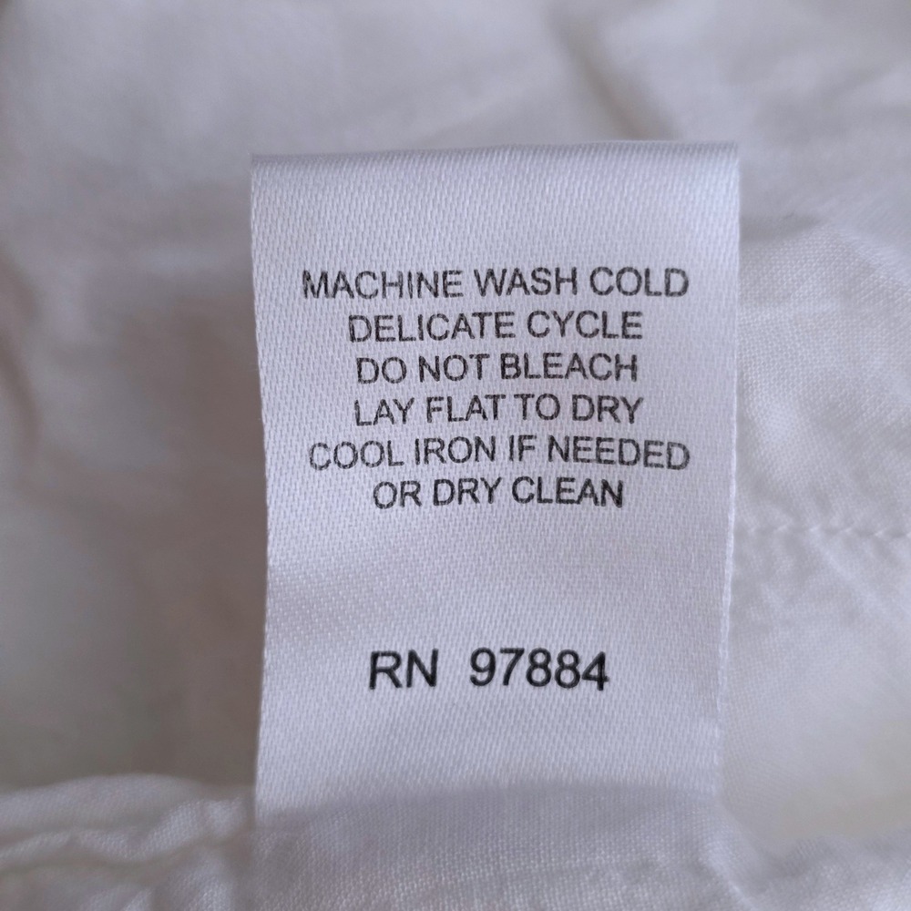 TART Jogger Pants Women L White Smocked Waist Viscose T7619S100 Good - Picture 8 of 8